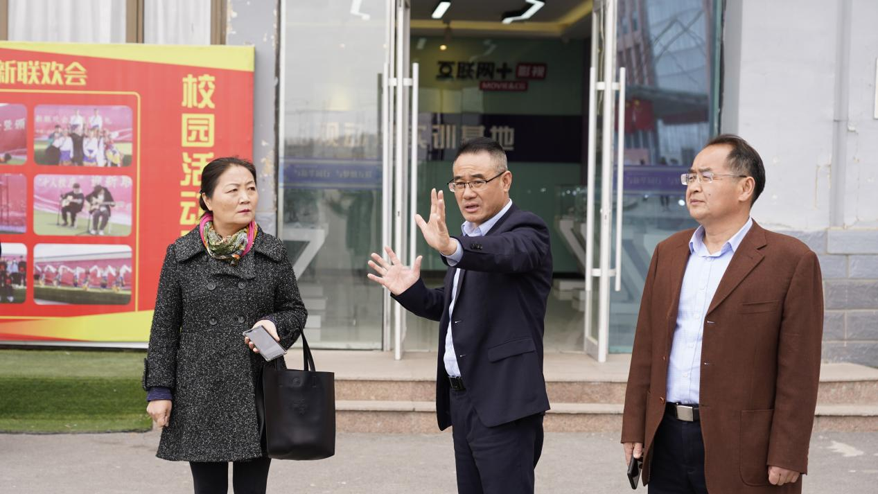 甘肃财贸职业学院领导来我校交流