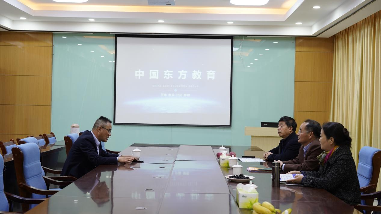 甘肃财贸职业学院领导来我校交流